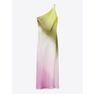 Zara Tie-dye Asymmetric Dress